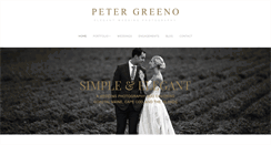 Desktop Screenshot of petergreeno.com